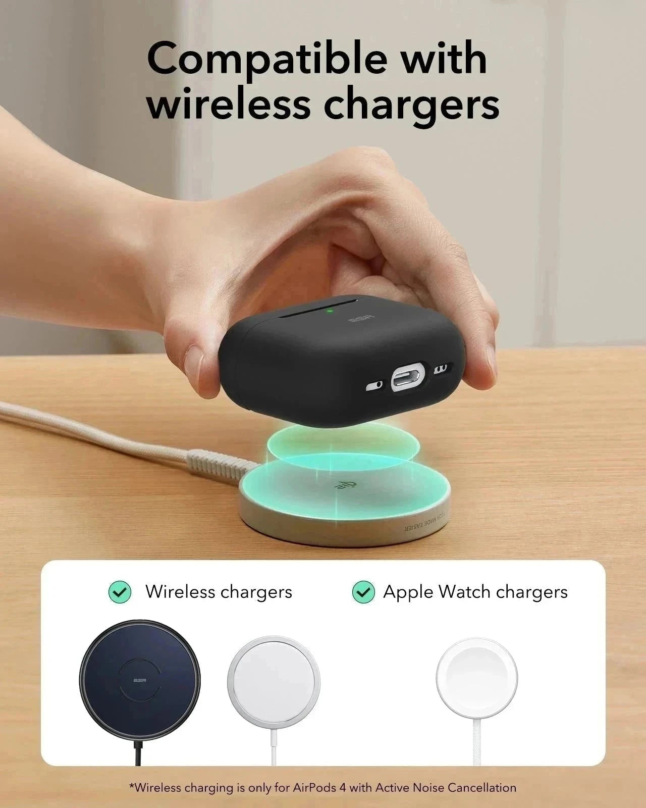 AirPods 4 Cloud Soft Case - Black ESR ESR