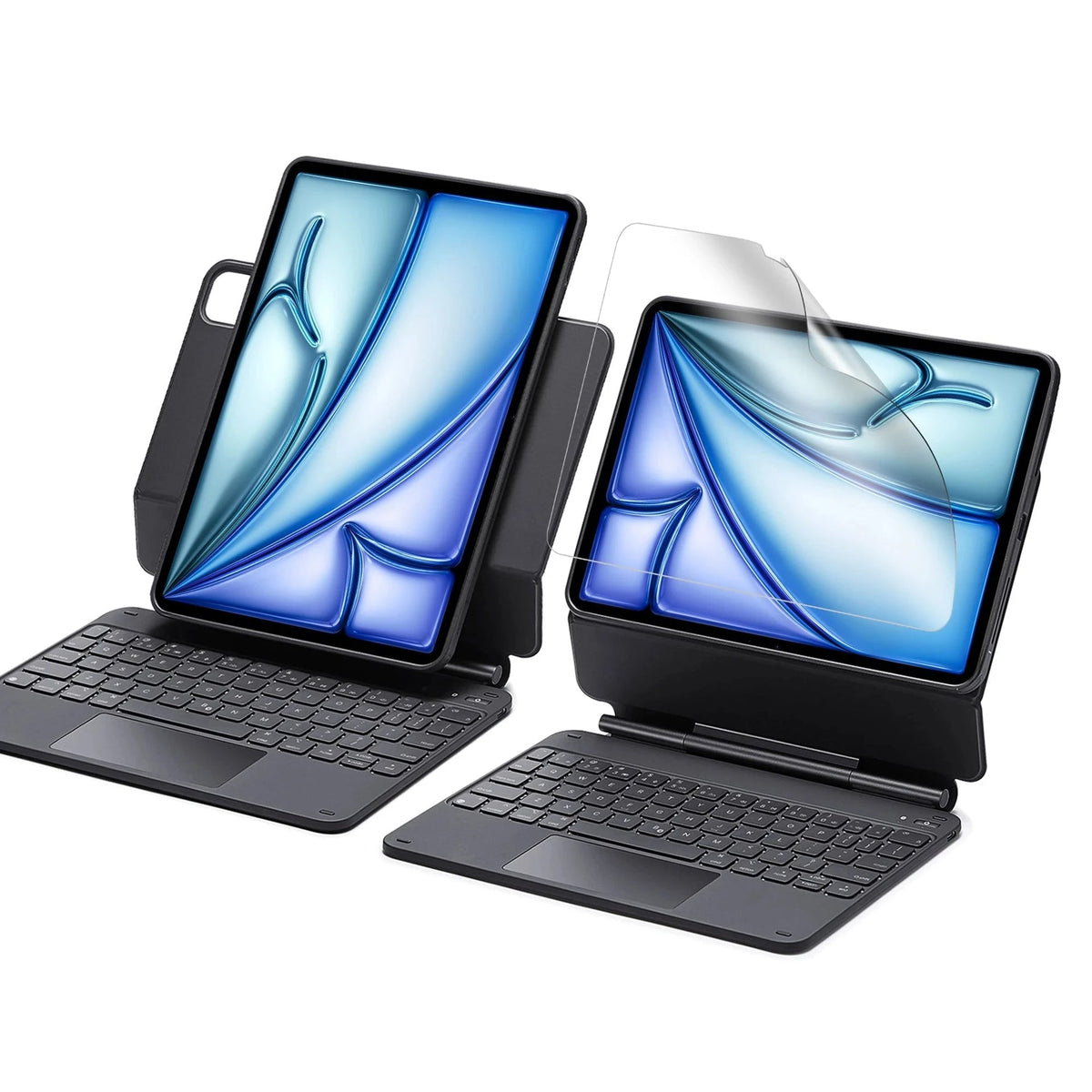 iPad Air 11ʺ Rebound Magnetic Keyboard Case 360 Paper Feel Bundle UK Layout