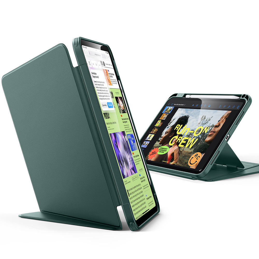 iPad 11" (A16, 2025) Flip Magnetic Case with Pencil Holder - Green ESR ESR