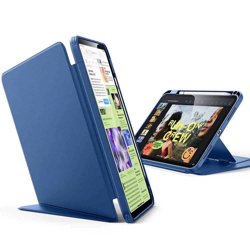 iPad 11" (A16, 2025) Flip Magnetic Case with Pencil Holder - Navy Blue ESR ESR