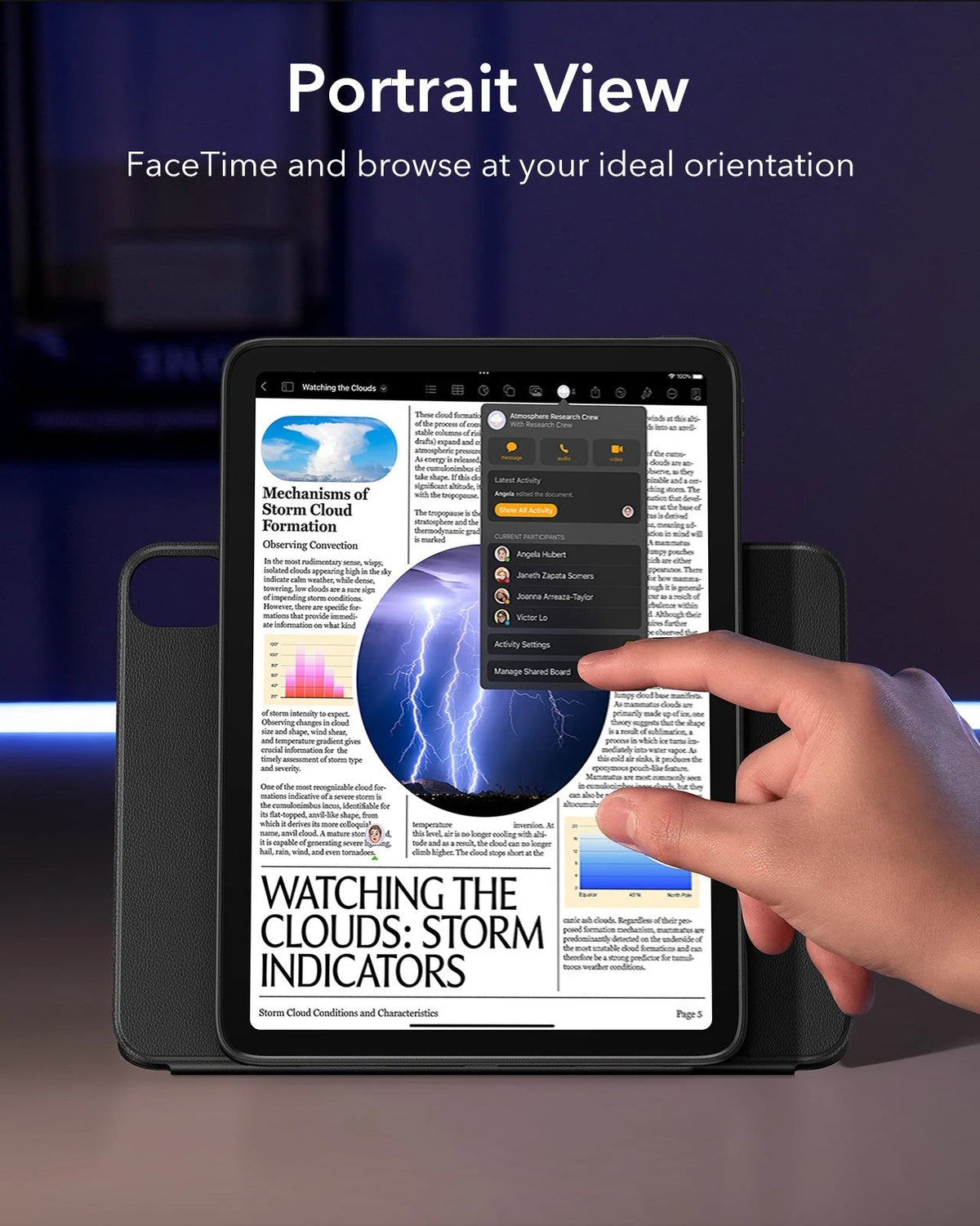 iPad 10th Generation Shift Magnetic Case - Black ESR ESR
