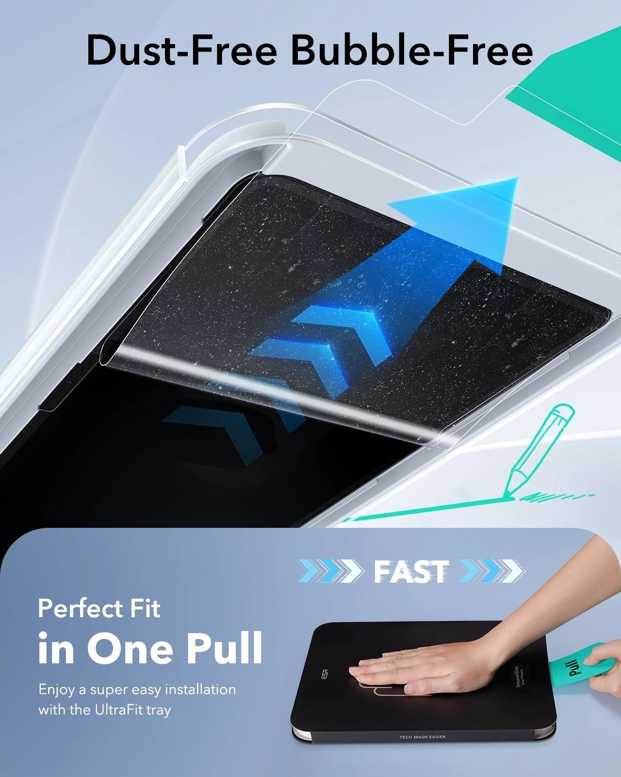 iPad 10th Generation UltraFit Classic Paper-Feel Screen Protector – 2 Pack ESR ESR