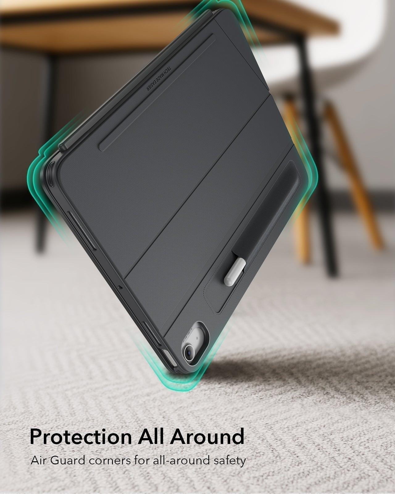 iPad Air 10.9" (5th/4th Gen) Shift Keyboard Case (Detachable) -US Layout-Dark Gray ESR ESR