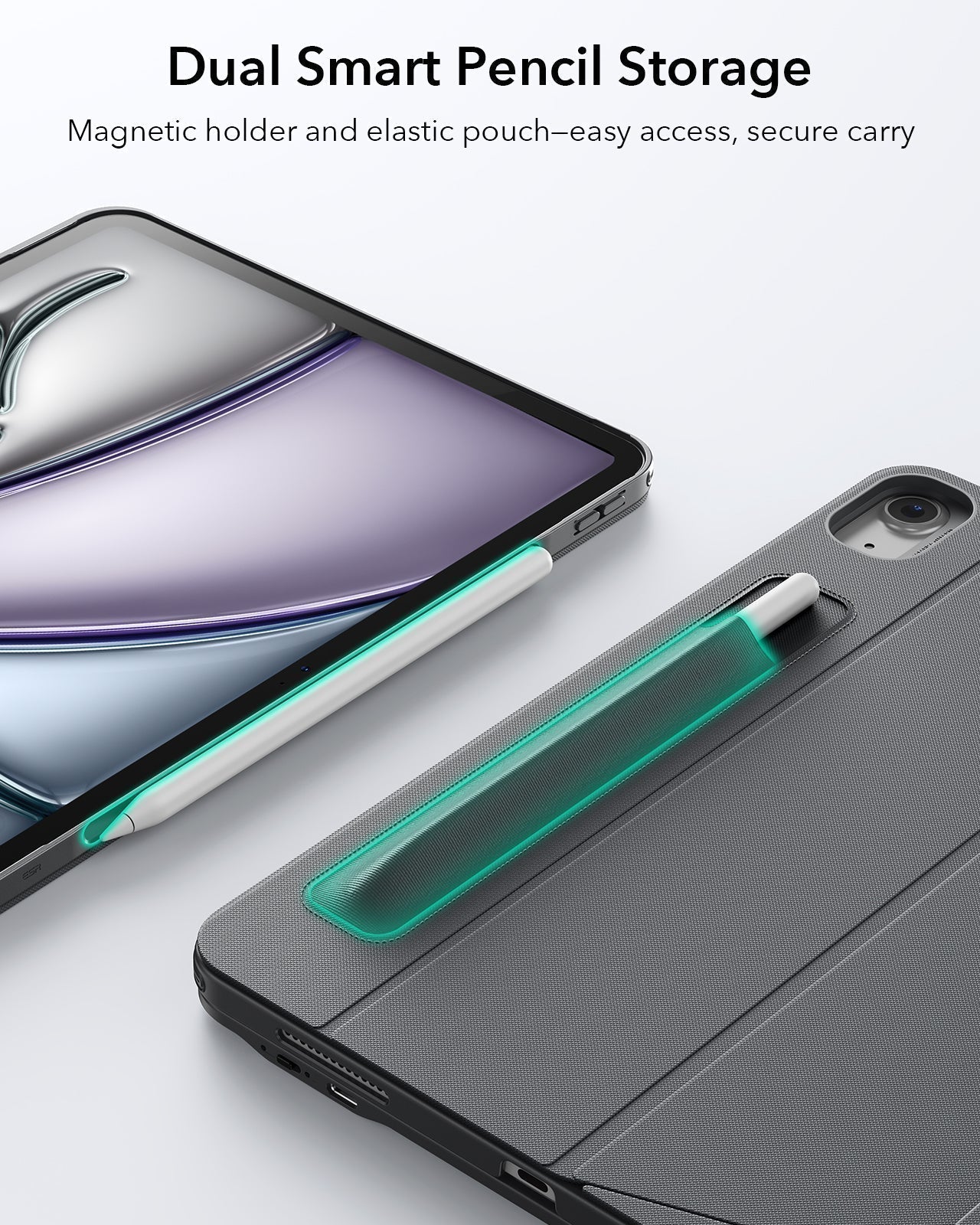 iPad Air 10.9" (5th/4th Gen) Shift Keyboard Case (Detachable) -US Layout-Dark Gray ESR ESR