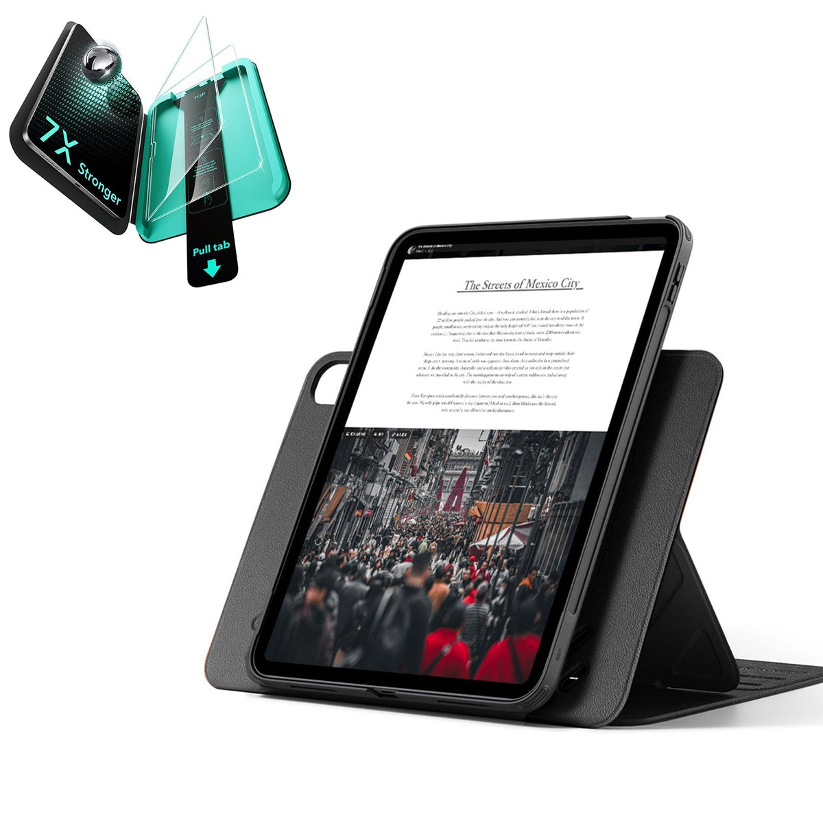 iPad 11" 2025 Bundle Shift Magnetic Case & Armorite® Protection