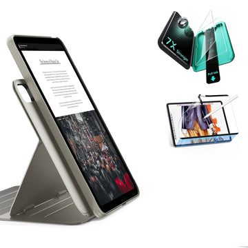 iPad 11" (A16) 2025 Bundle Shift Magnetic Case, Papel-Feel Magnetic & Armorite® Protection - Titanium ESR ESR