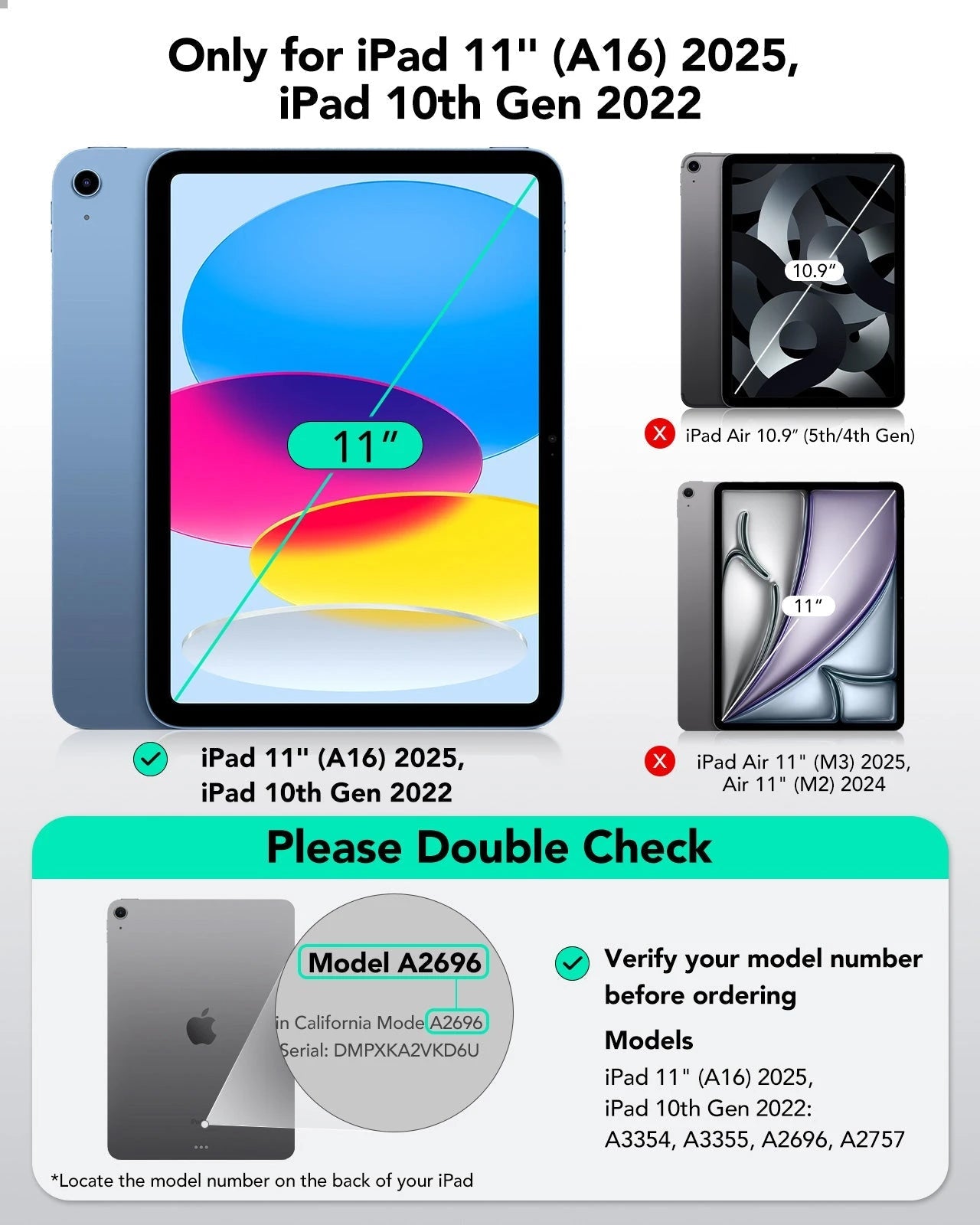 iPad 11" (A16) 2025 UltraFit Armorite® Pro Screen Protector - 1 Pack ESR ESR