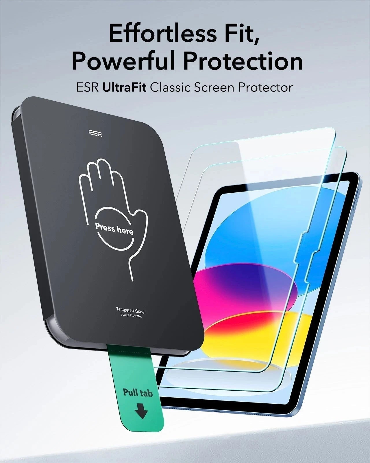 iPad 11" (A16, 2025) Paper-Feel Screen Protector Set - 2 Paper-Feel + 2 UltraFit Classic ESR ESR