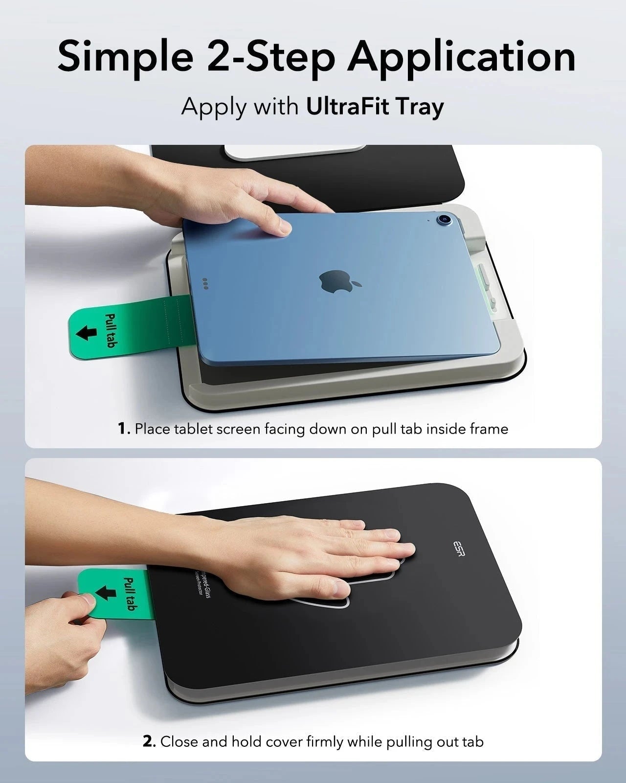 iPad 11" (A16, 2025) Paper-Feel Screen Protector Set - 2 Paper-Feel + 2 UltraFit Classic ESR ESR