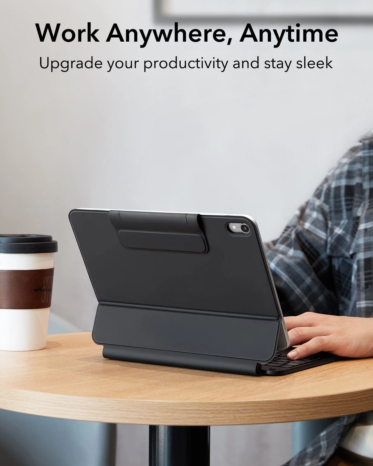 ESR Magnetic Keyboard Case iPad 10世代 Black iPad 10th Gen Magnetic Keyboard Case | ESR Rebound Cover