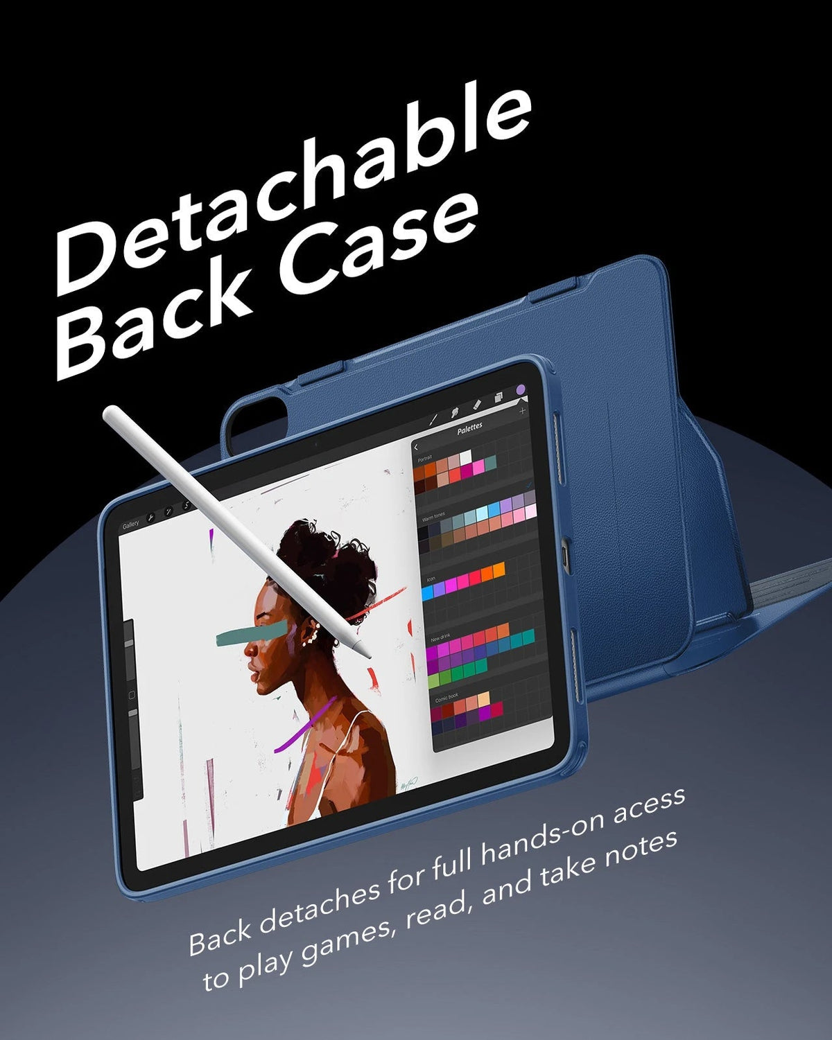iPad 11" (A16, 2025) Shift Magnetic Case - Navy Blue ESR ESR