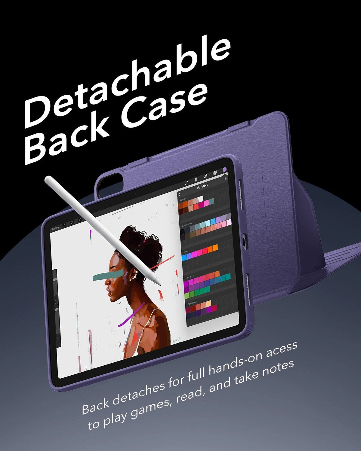 iPad 11" (A16, 2025) Shift Magnetic Case - Purple ESR ESR
