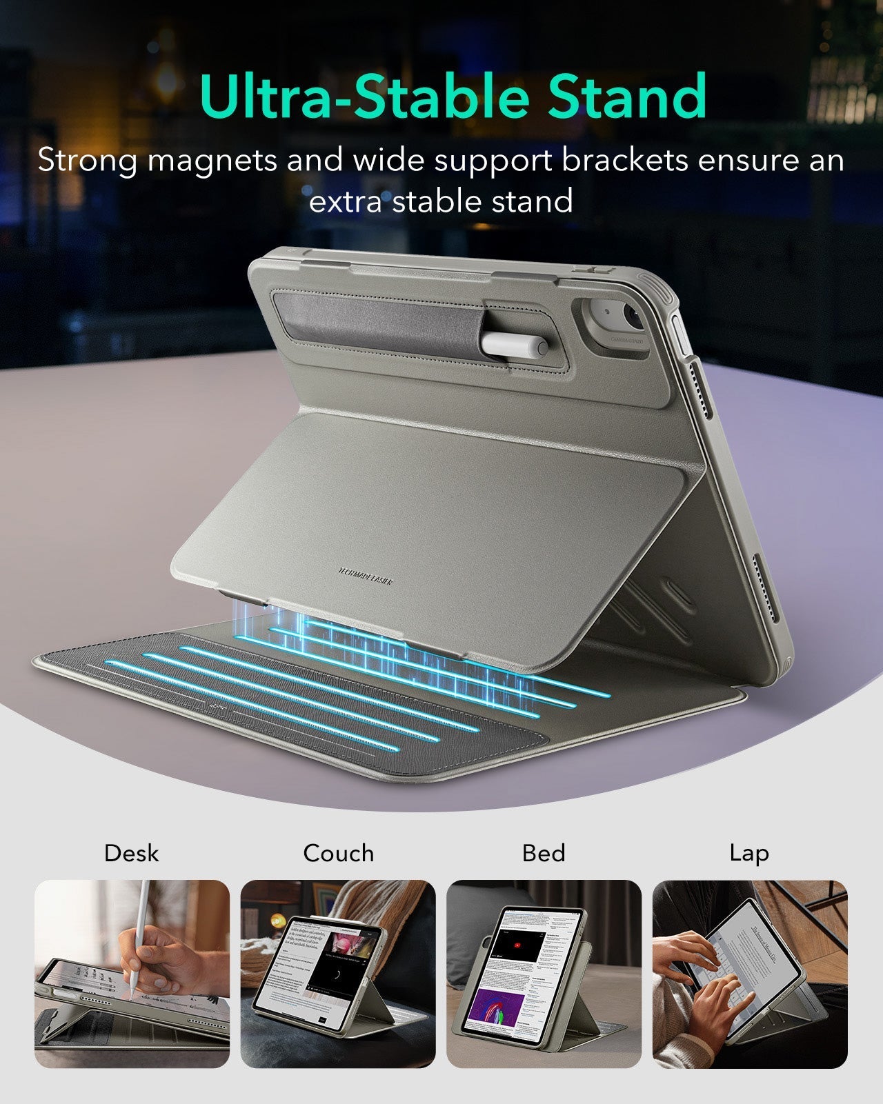 iPad 11" (A16, 2025) Shift Magnetic Case - Titanium ESR ESR