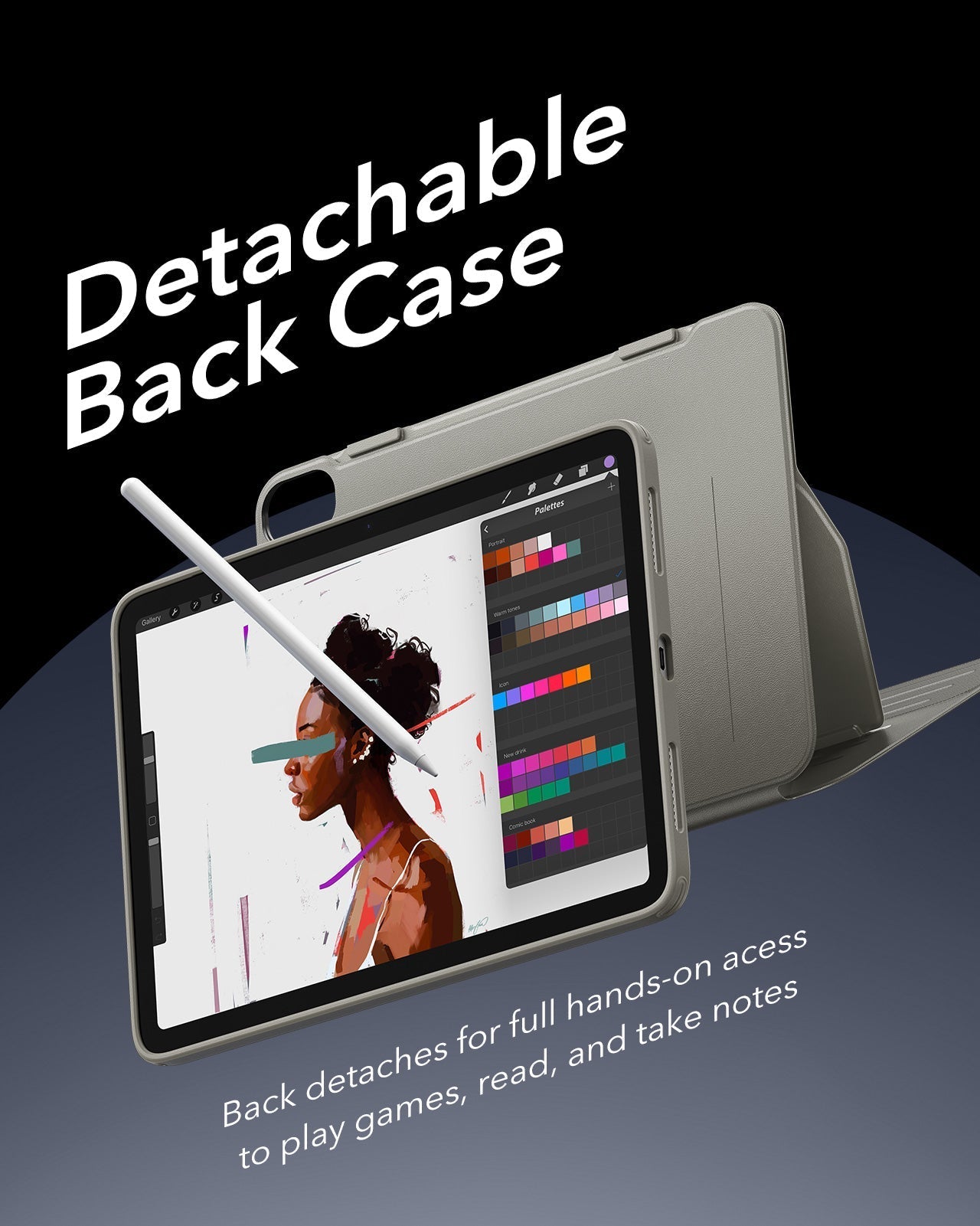 iPad 11" (A16, 2025) Shift Magnetic Case - Titanium ESR ESR