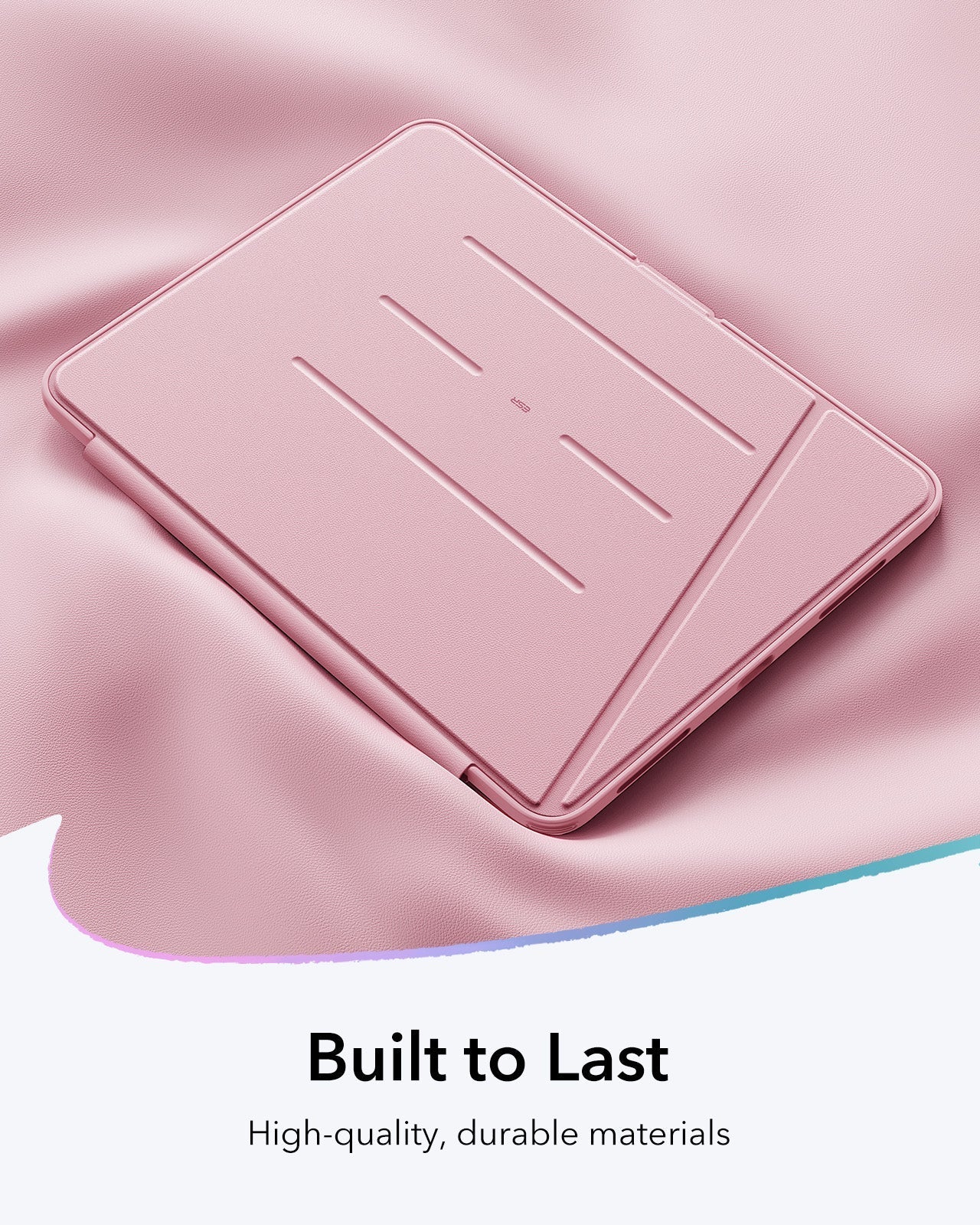 iPad 11" (A18) 2026 Flip Magnetic Case with Pencil Holder - Pink ESR ESR