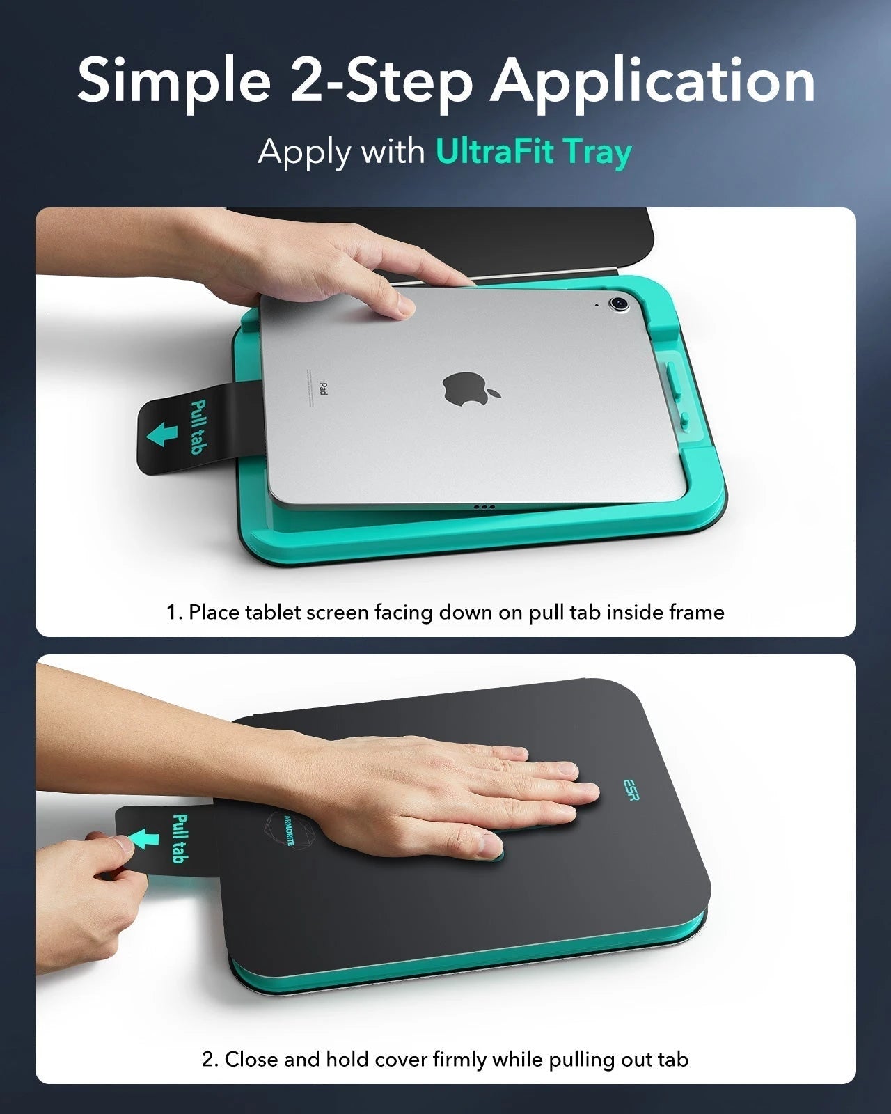 iPad 11" (A18) 2026 Flex Keyboard Case (Detachable) Protection Bundle-simple-2-step application