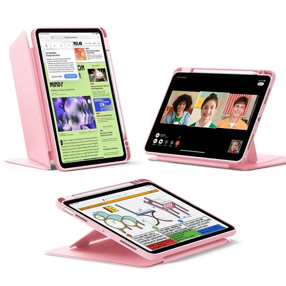 iPad Air 11" Flip Magnetic Case Pencil Holder