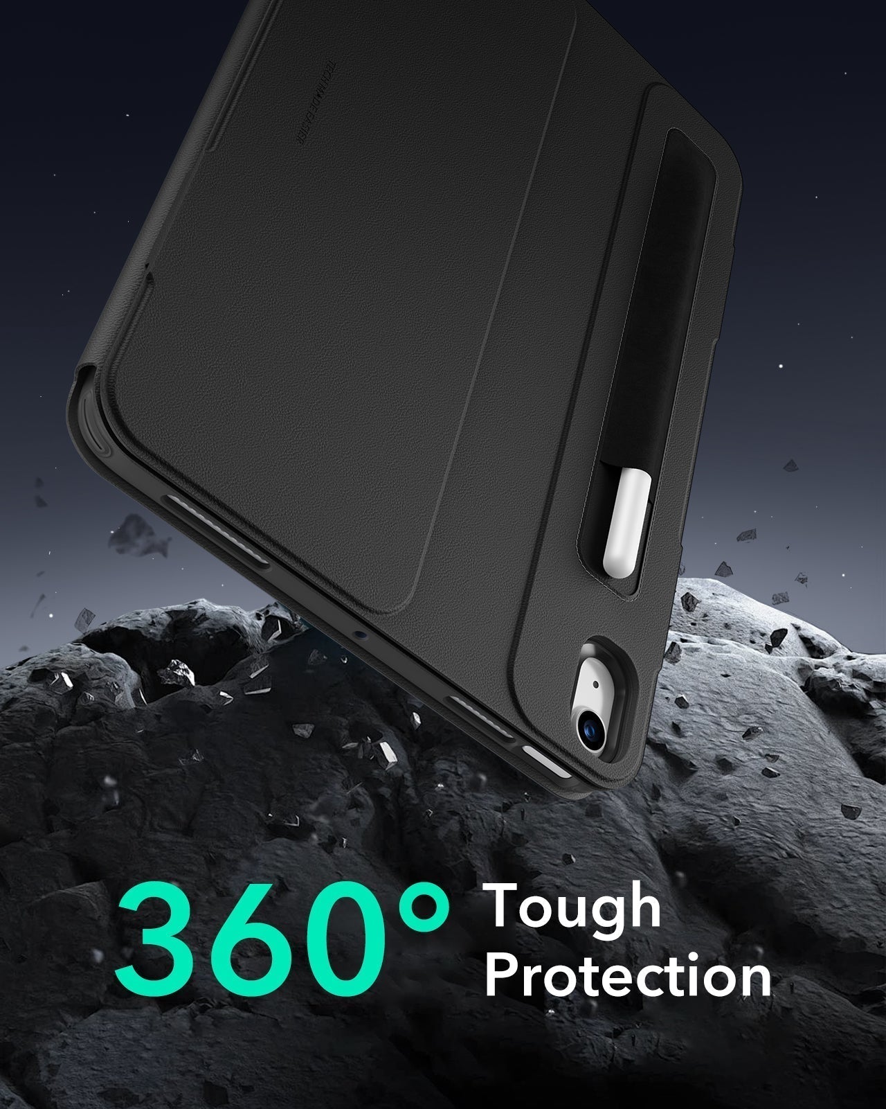 ipad air 11 inch case with stand black kf 9