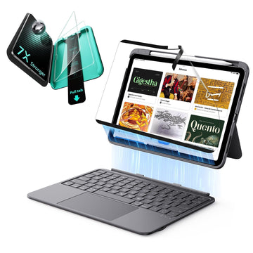 iPad Air 11" (2025) Flex Keyboard Case (Detachable) Transformation Bundle- US Layout-Dark Gray ESR ESR
