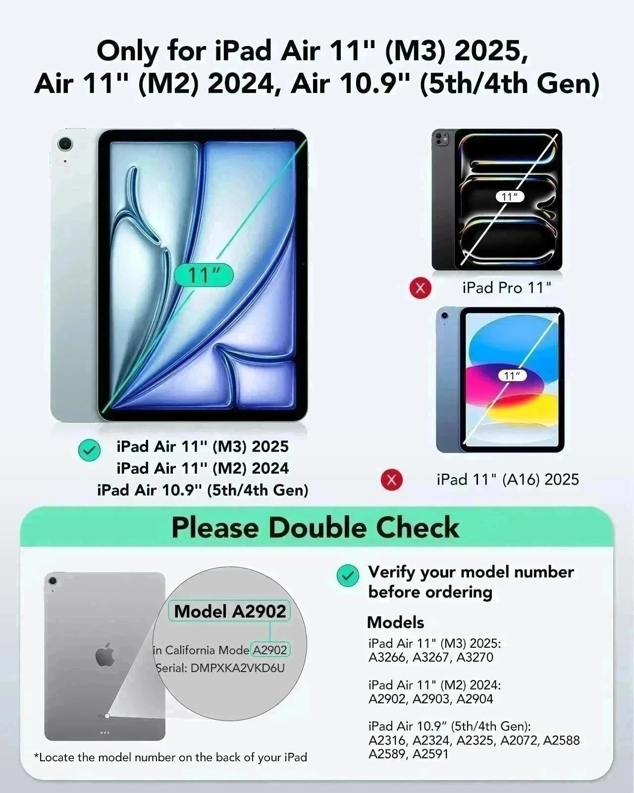 Air 11 inch keyboard case(2024/2025)