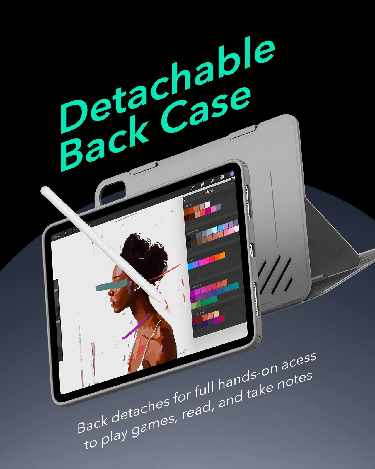 iPad Air 11" (2025) Shift Magnetic Case - Gray ESR ESR