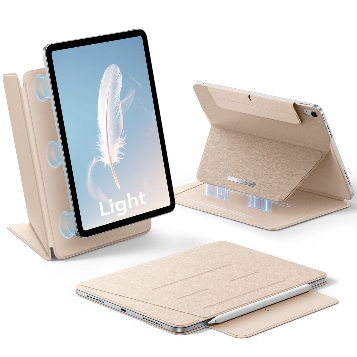 iPad Air 11" (M4) 2026 AirStance Magnetic Case - Sand ESR ESR