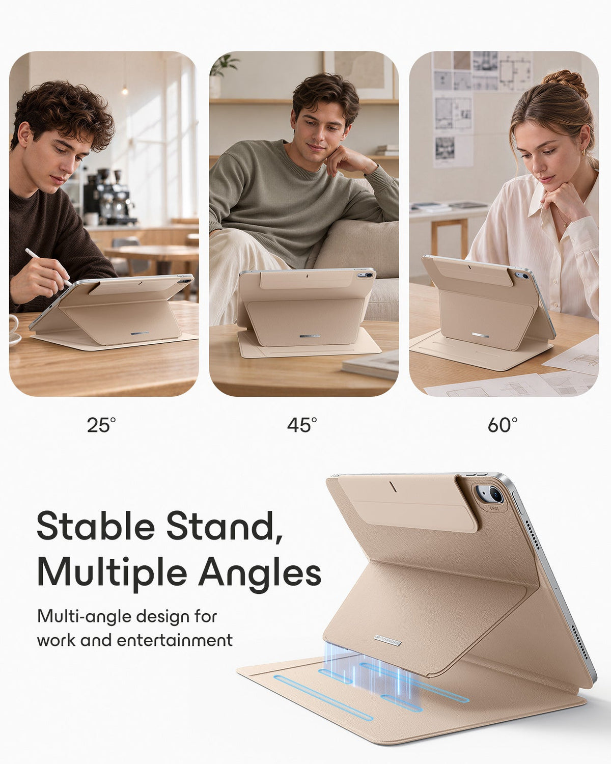 iPad Air 11" (M4) 2026 AirStance Magnetic Case & Writing Bundle - Sand ESR ESR