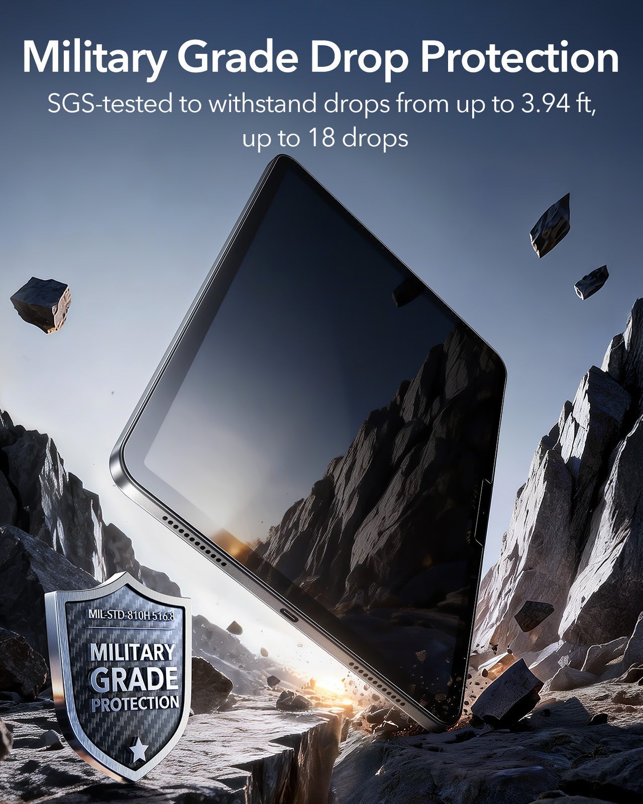 iPad Air 11" (M4) 2026 Bundle Flip Magnetic Case with Pencil Holder & Armorite® Paper-Feel Protection - Light Purple ESR ESR