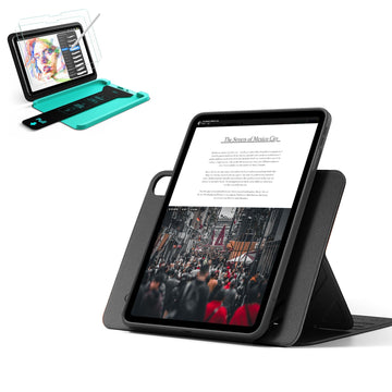 iPad Air 11" (M4) 2026 Bundle Shift Magnetic Case & Armorite® Paper-Feel Protection - Black ESR ESR