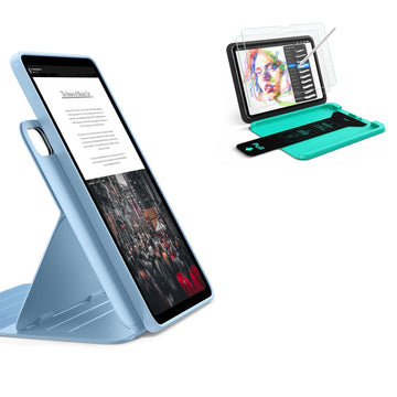 iPad Air 11" (M4) 2026 Bundle Shift Magnetic Case & Armorite® Paper-Feel Protection - Blue ESR ESR