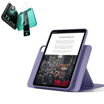 iPad Air 11" (M4) 2026 Bundle Shift Magnetic Case & Armorite® Protection - Purple