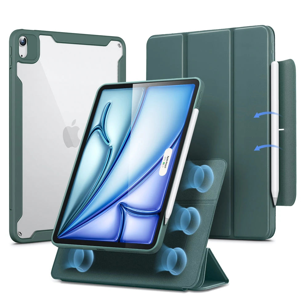 iPad Air 11" (M4) 2026 Rebound Hybrid Case 360 - Forest Green ESR ESR