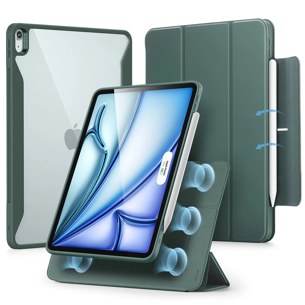 iPad Air 11" (M4) 2026 Rebound Hybrid Case 360 - Forest Green ESR ESR