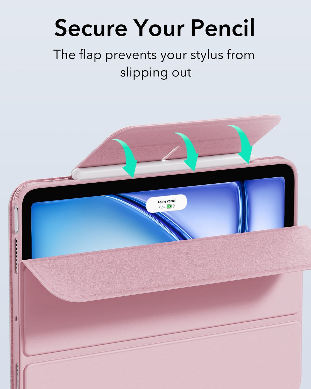 iPad Air 11" (M4) 2026 Rebound Hybrid Case 360 - Pink ESR ESR