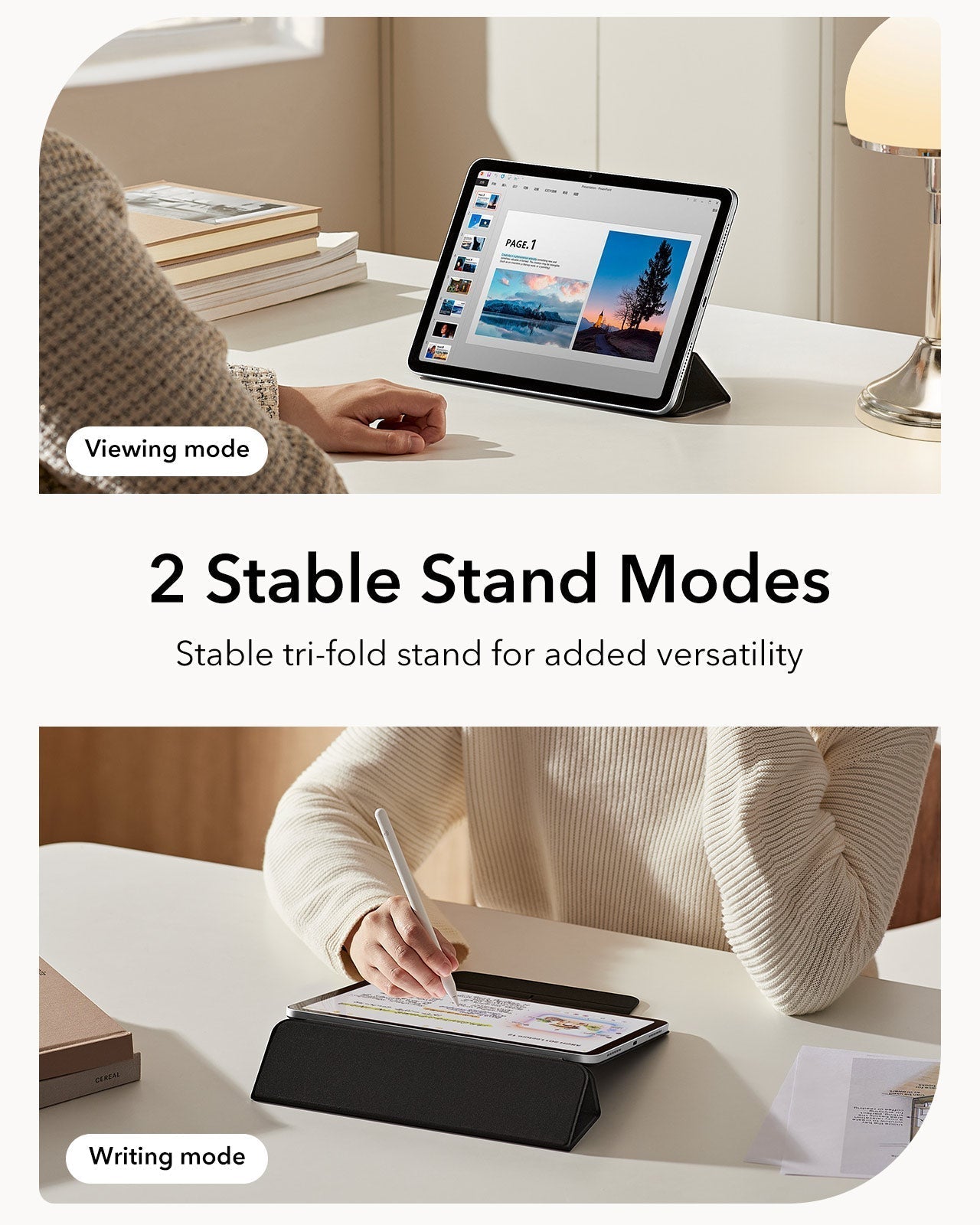 iPad Air 11" (M4) 2026 Rebound Magnetic Case - Black ESR ESR