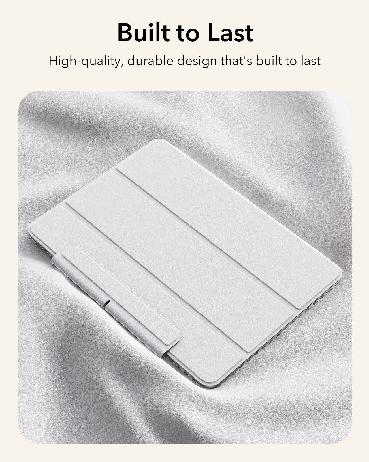 iPad Air 11" (M4) 2026 Rebound Magnetic Case - Brilliant White ESR ESR