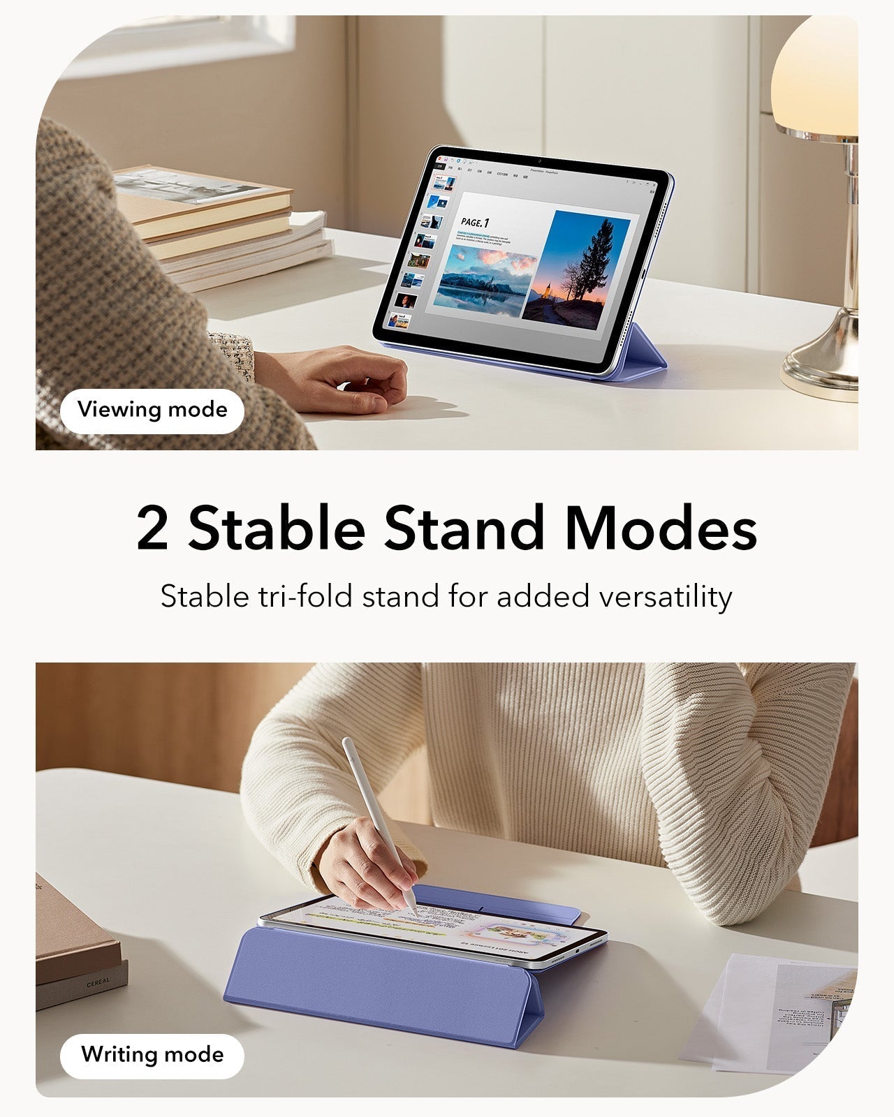 iPad Air 11" (M4) 2026 Rebound Magnetic Case - Purple ESR ESR