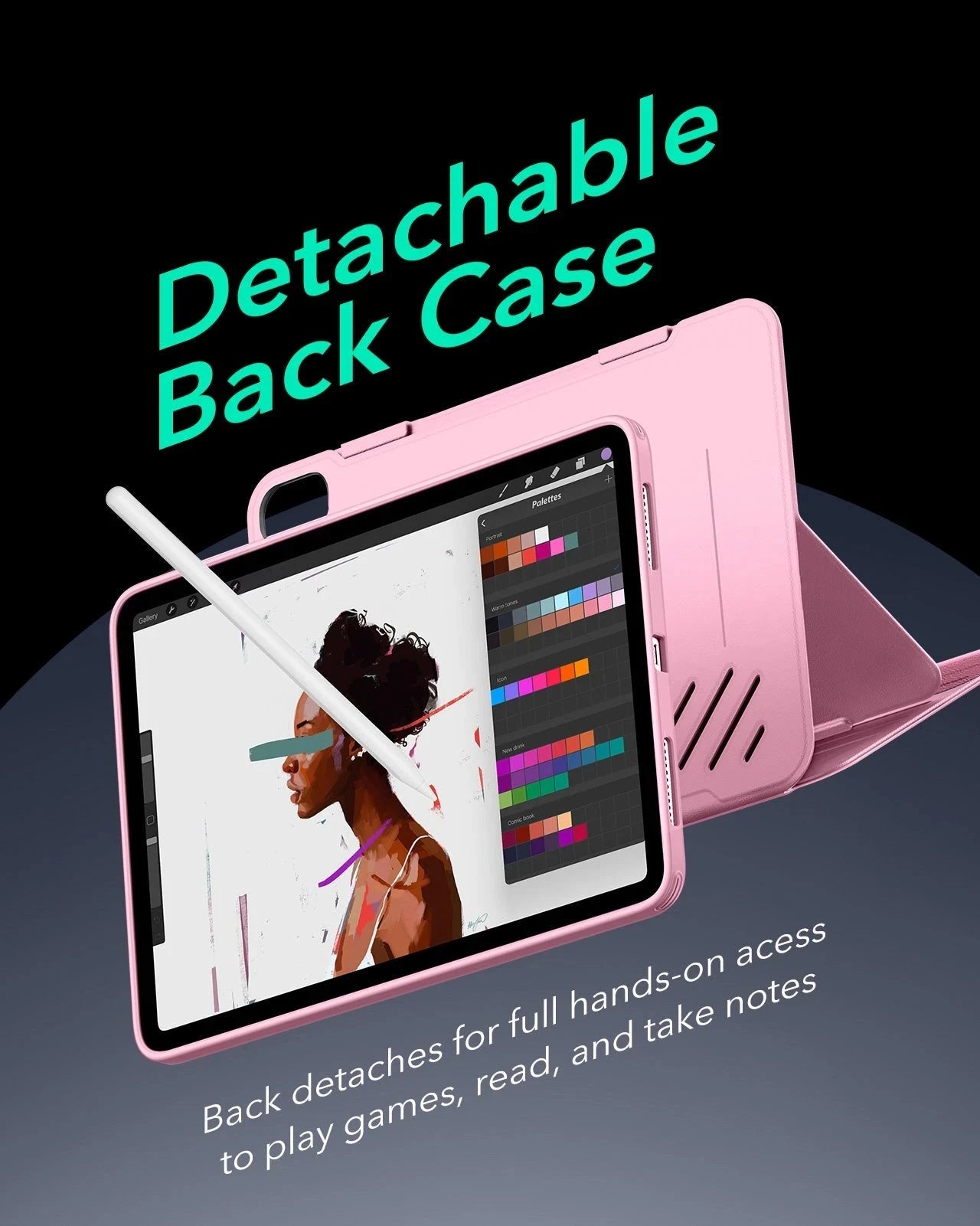 iPad Air 11" (M4) 2026 Shift Magnetic Case - Pink ESR ESR