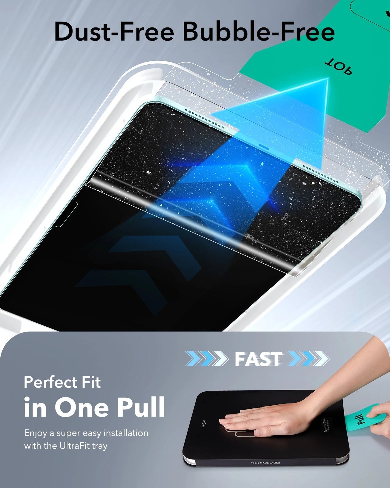 iPad Air 11" (M4) 2026 UltraFit Classic Screen Protector - 2 Pack ESR ESR