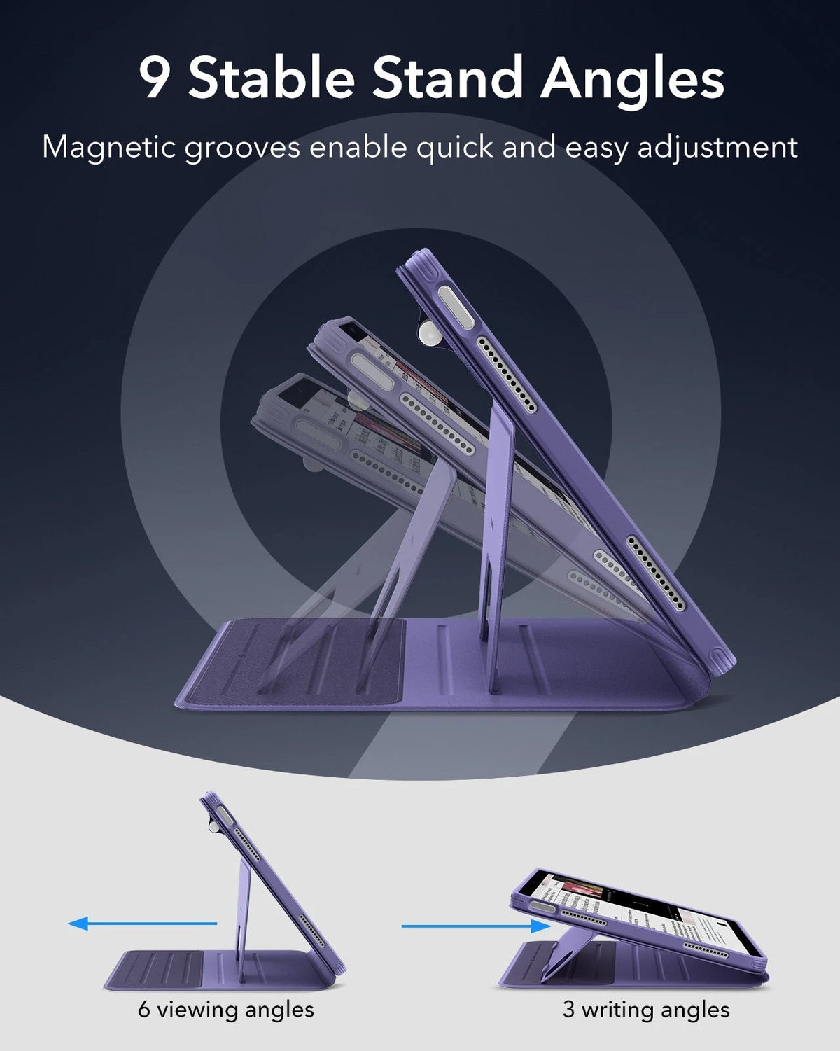iPad Air 13ʺ (2024) Shift Magnetic Case - Purple ESR ESR