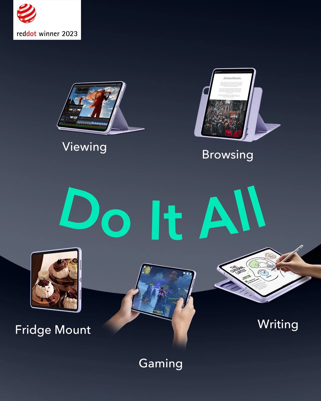 iPad Air 13ʺ (2024) Shift Transformation Bundle - Purple ESR ESR