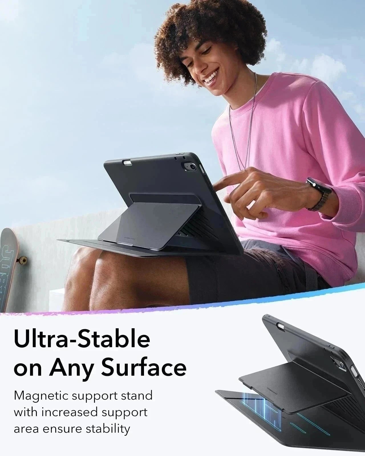 iPad Air 13" (2025) Flip Transformation Bundle - Black ESR ESR