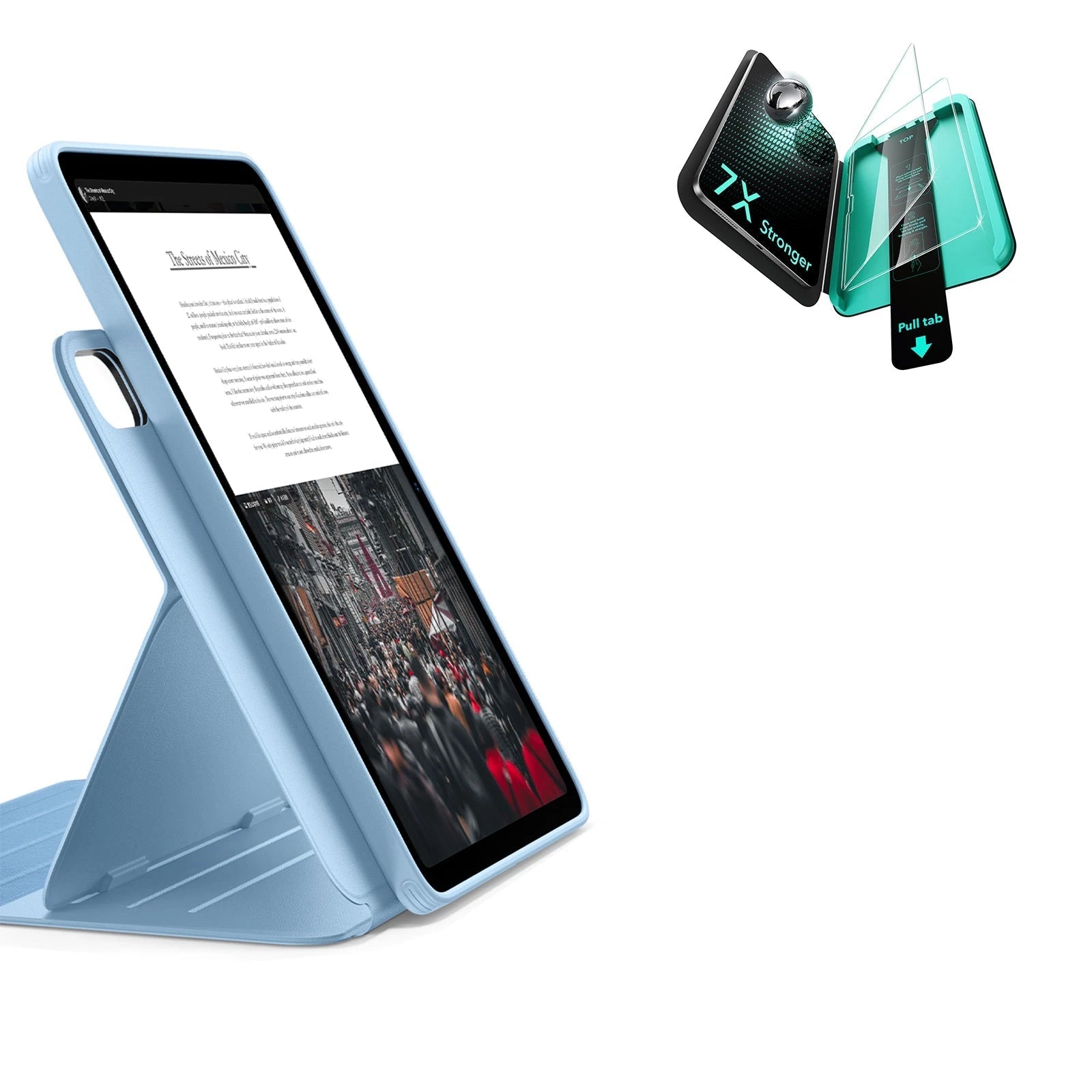 iPad Air 13" (M4) 2026 Bundle Shift Magnetic Case & Armorite® Protection - Blue ESR ESR