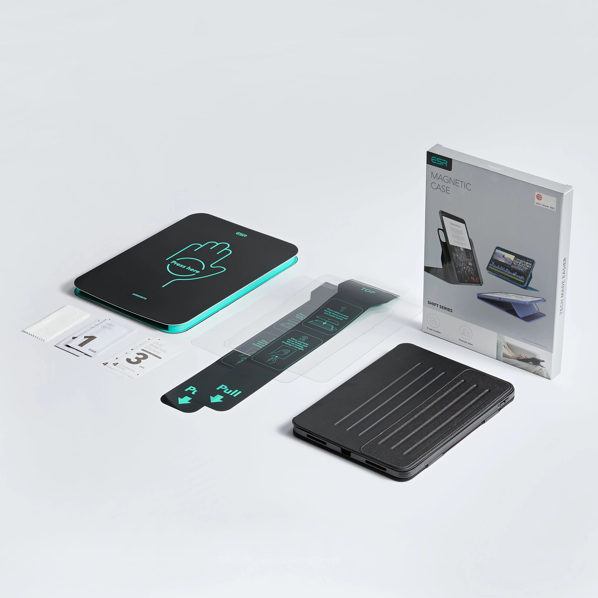 iPad Air 13" (M4) 2026 Bundle Shift Magnetic Case & Armorite® Protection - Navy Blue ESR ESR