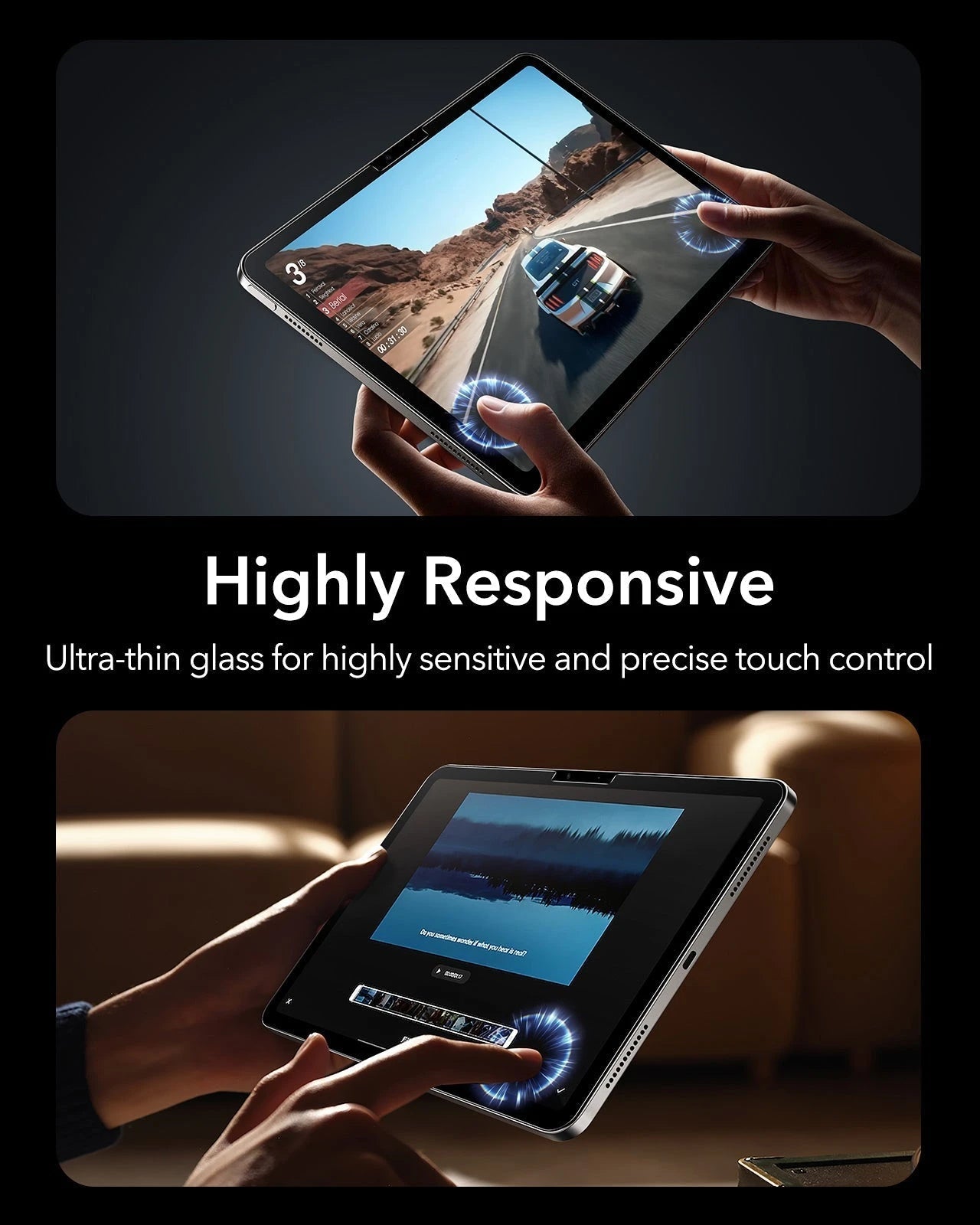 iPad Air 13" (M4) 2026 Bundle Shift Magnetic Case & Armorite® Protection - Navy Blue ESR ESR