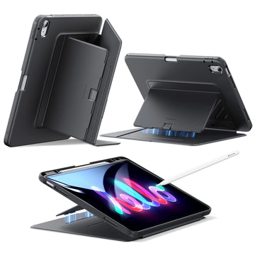 iPad Air 13" (M4) 2026 Flip Magnetic Case with Pencil Holder - Black ESR ESR