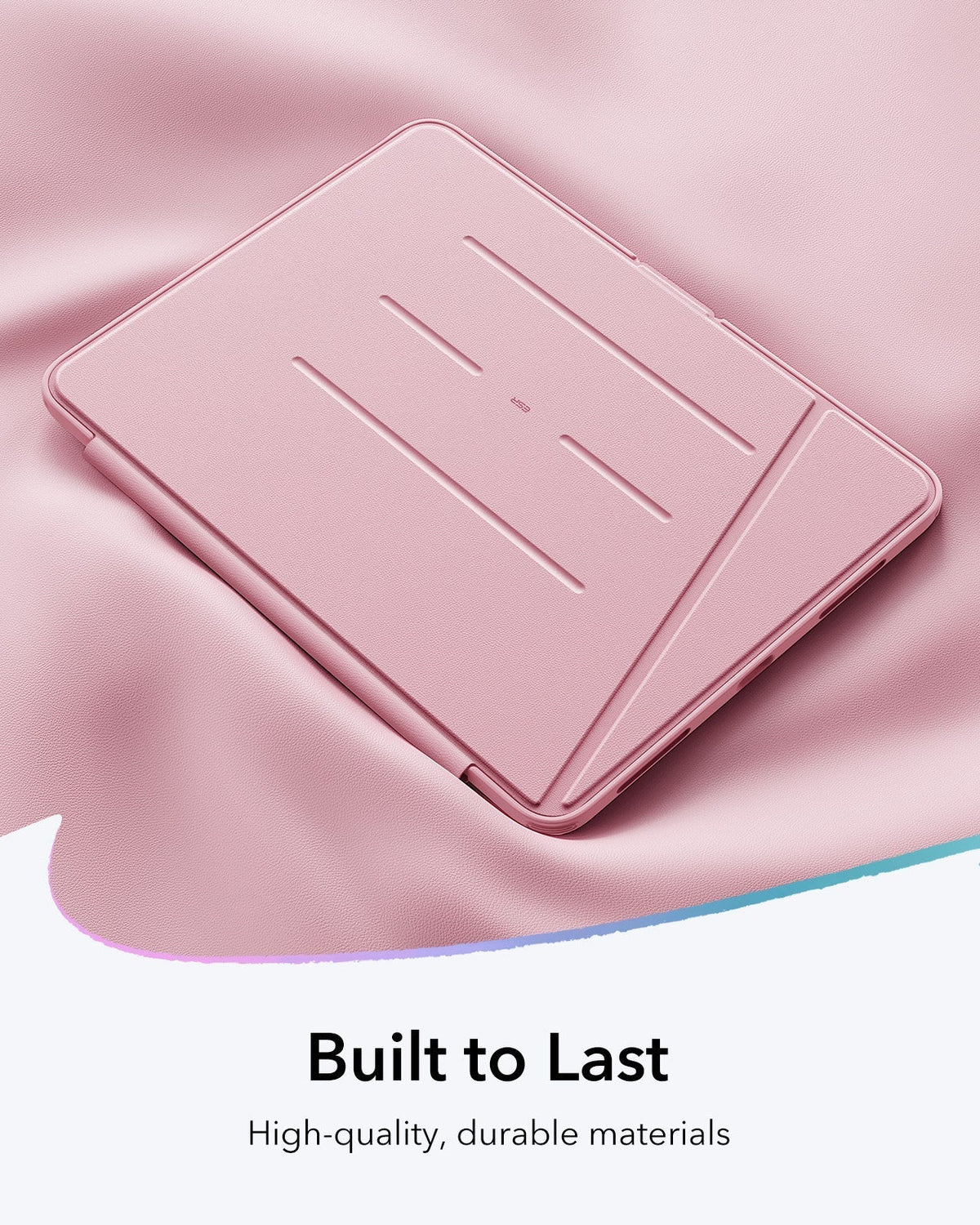 iPad Air 13" (M4) 2026 Flip Magnetic Case with Pencil Holder - Pink ESR ESR