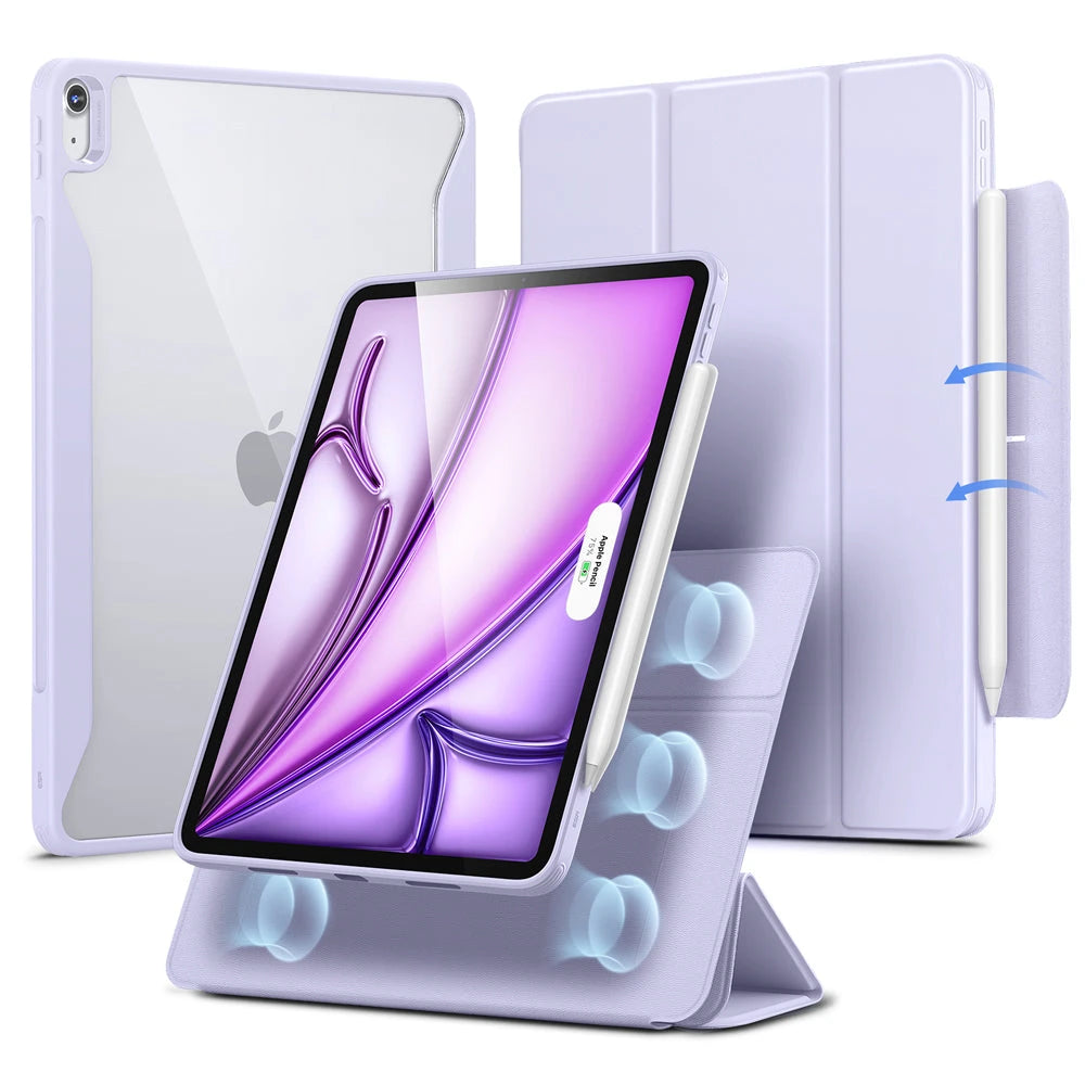 iPad Air 13" (M4) 2026 Rebound Hybrid Case 360 - Light Purple ESR ESR