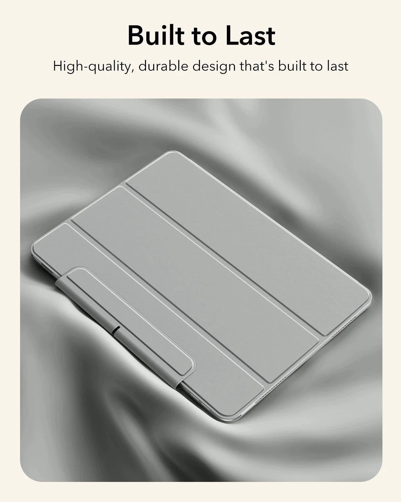 iPad Air 13" (M4) 2026 Rebound Magnetic Case - Grey ESR ESR