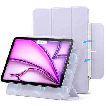 iPad Air 13" (M4) 2026 Rebound Magnetic Case - Light Purple